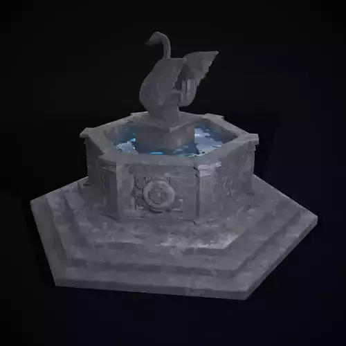 Baroque Garden Swan Basin