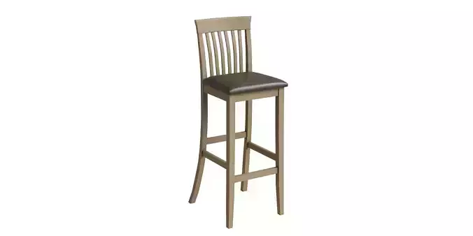 Farmhouse Wooden Stool Bar