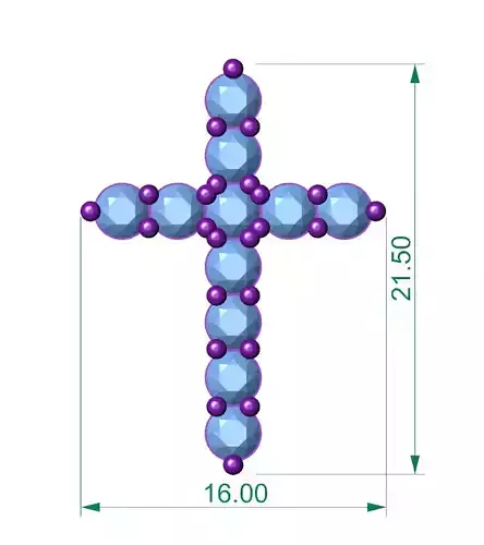 Diamond Cross Solitaire