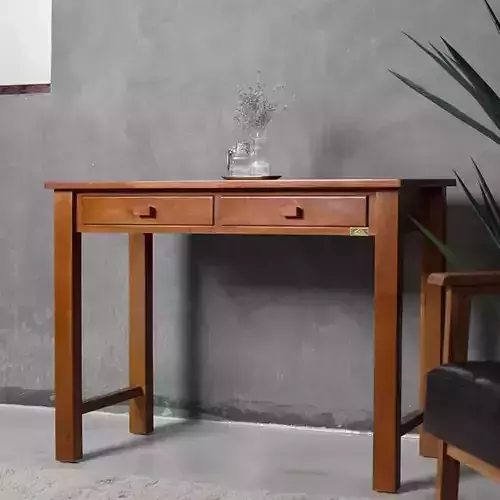 Solid wood decorative console table
