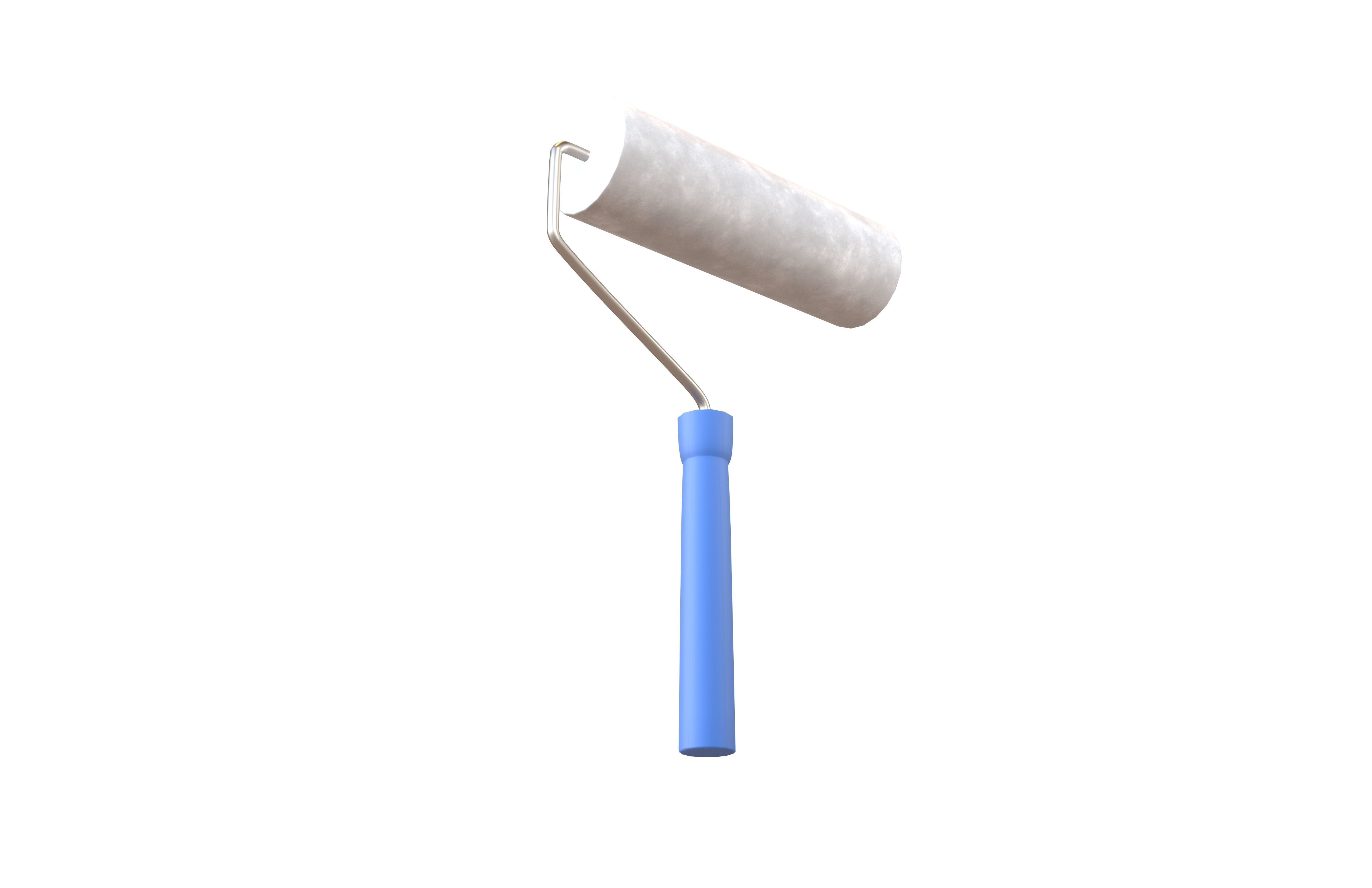 Paint Roller V1 003 Low-poly 3D model_3