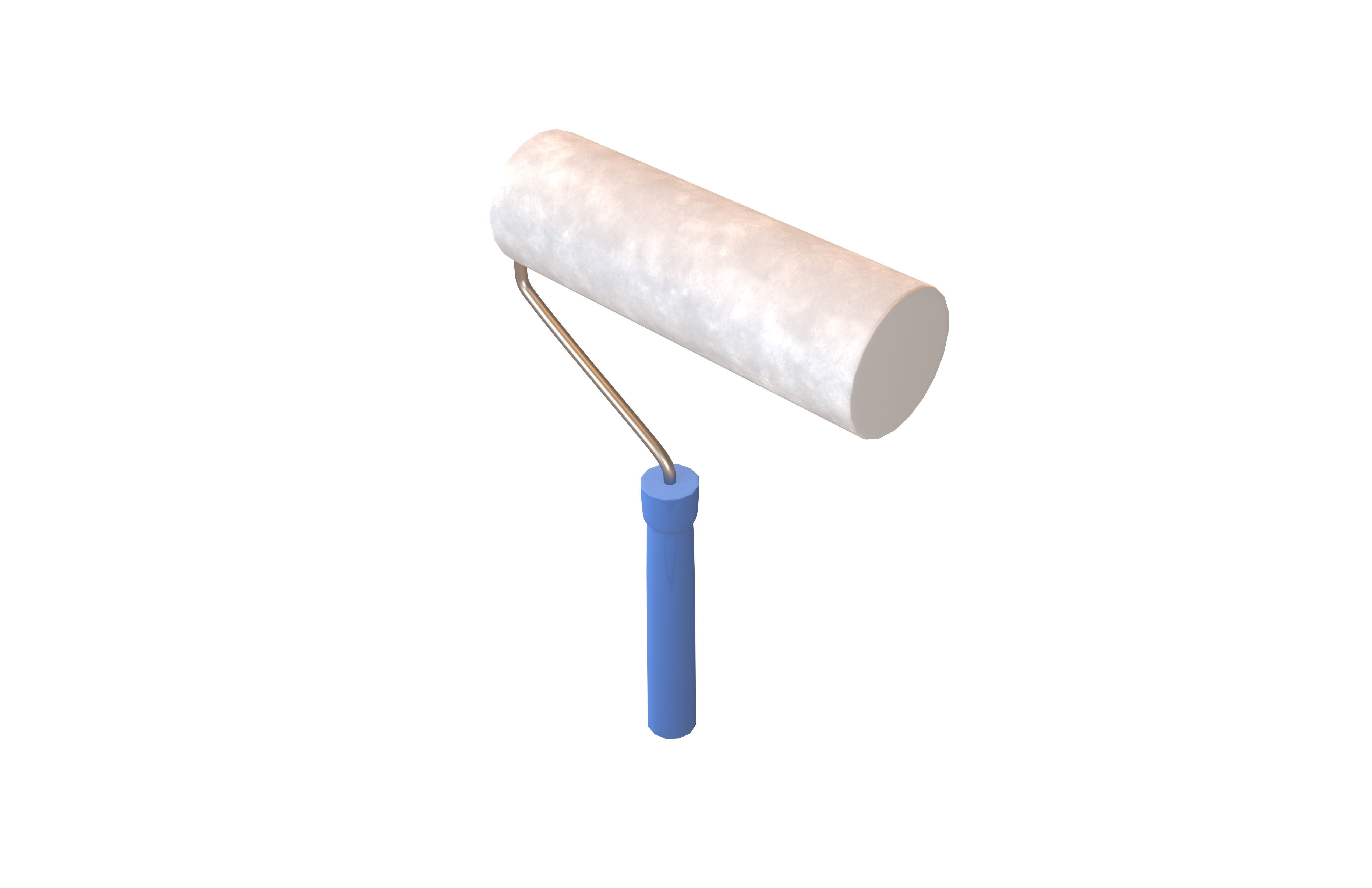 Paint Roller V1 003 Low-poly 3D model_2