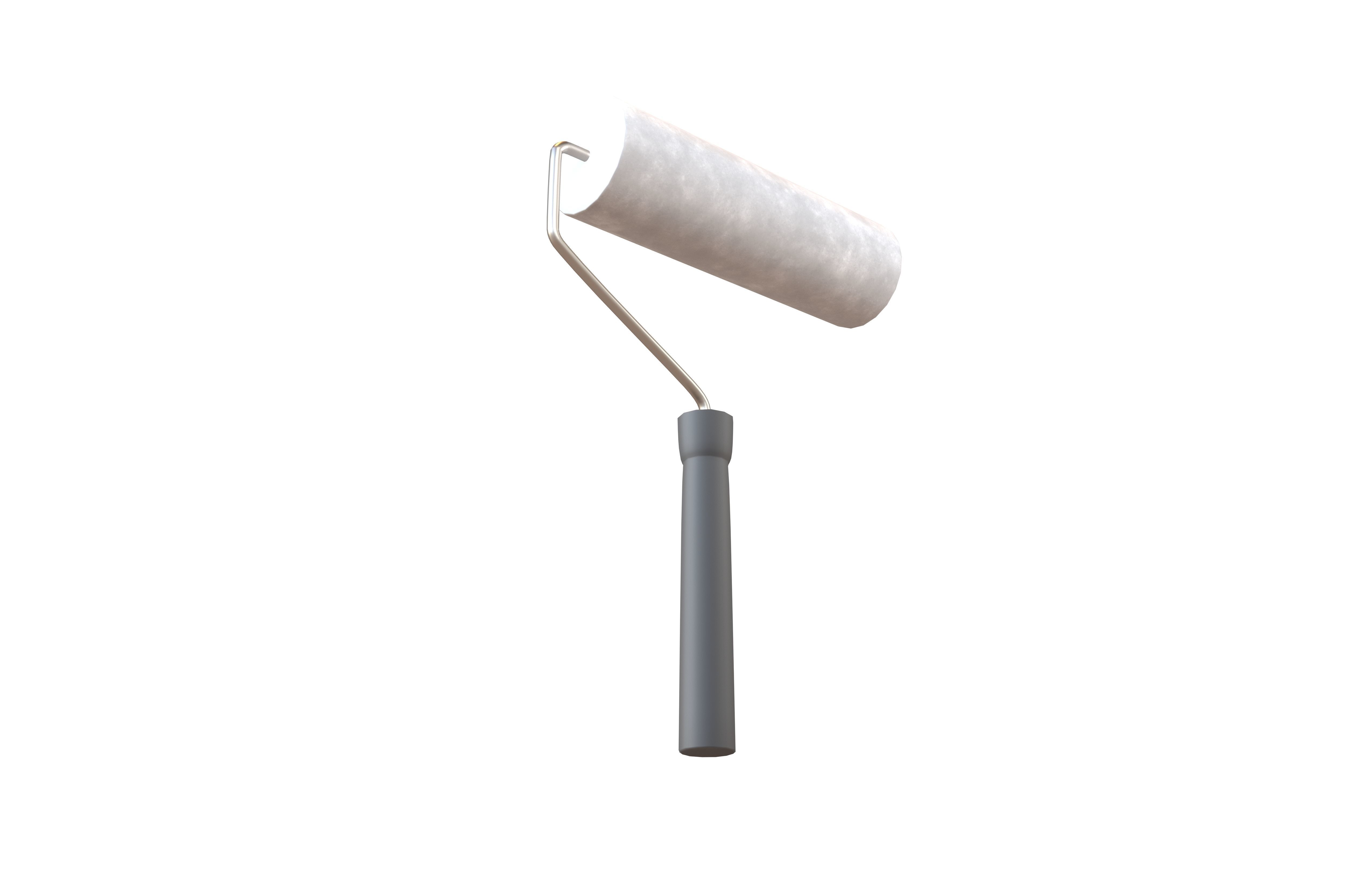 Paint Roller V1 004 Low-poly 3D model_3