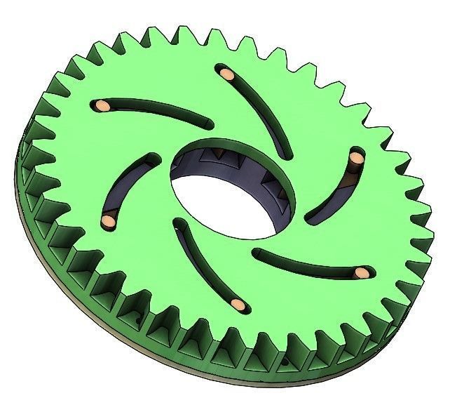 D25B6NM Necking mechanics for 3d printing diy idea 3D print model_11