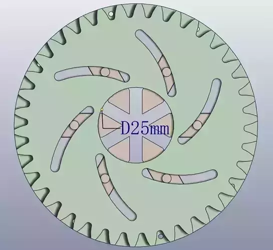 D25B6NM Necking mechanics for 3d printing diy idea 3D print model