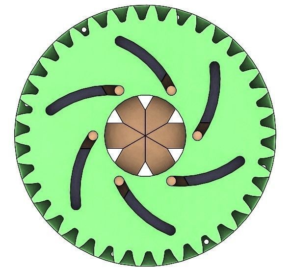 D25B6NM Necking mechanics for 3d printing diy idea 3D print model_2