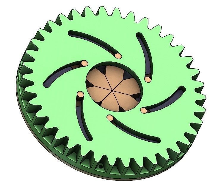 D25B6NM Necking mechanics for 3d printing diy idea 3D print model_4