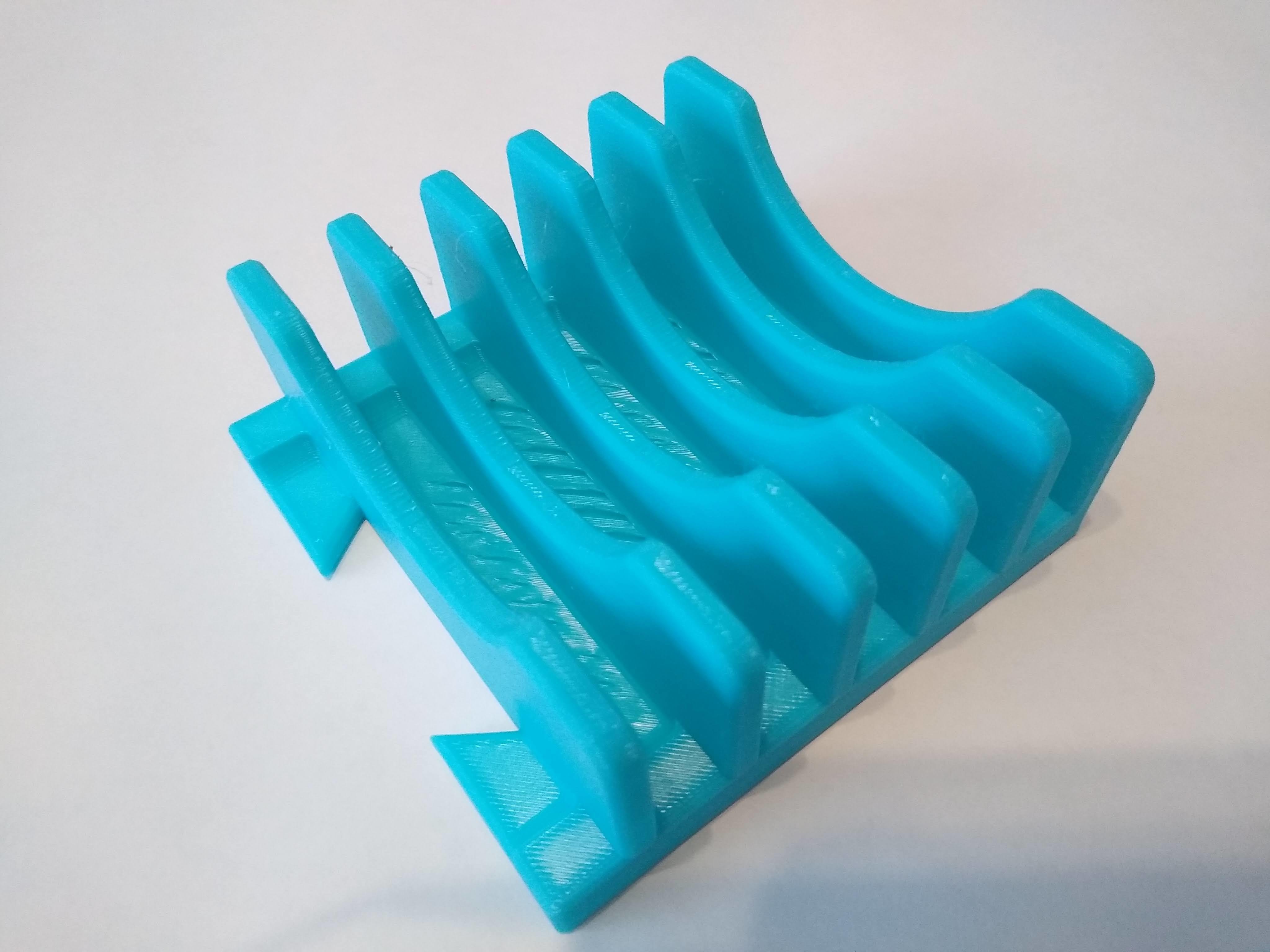 Tupperware Lid Holder 3D print model_14