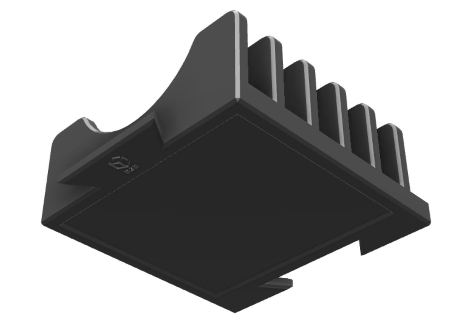 Tupperware Lid Holder 3D print model_18