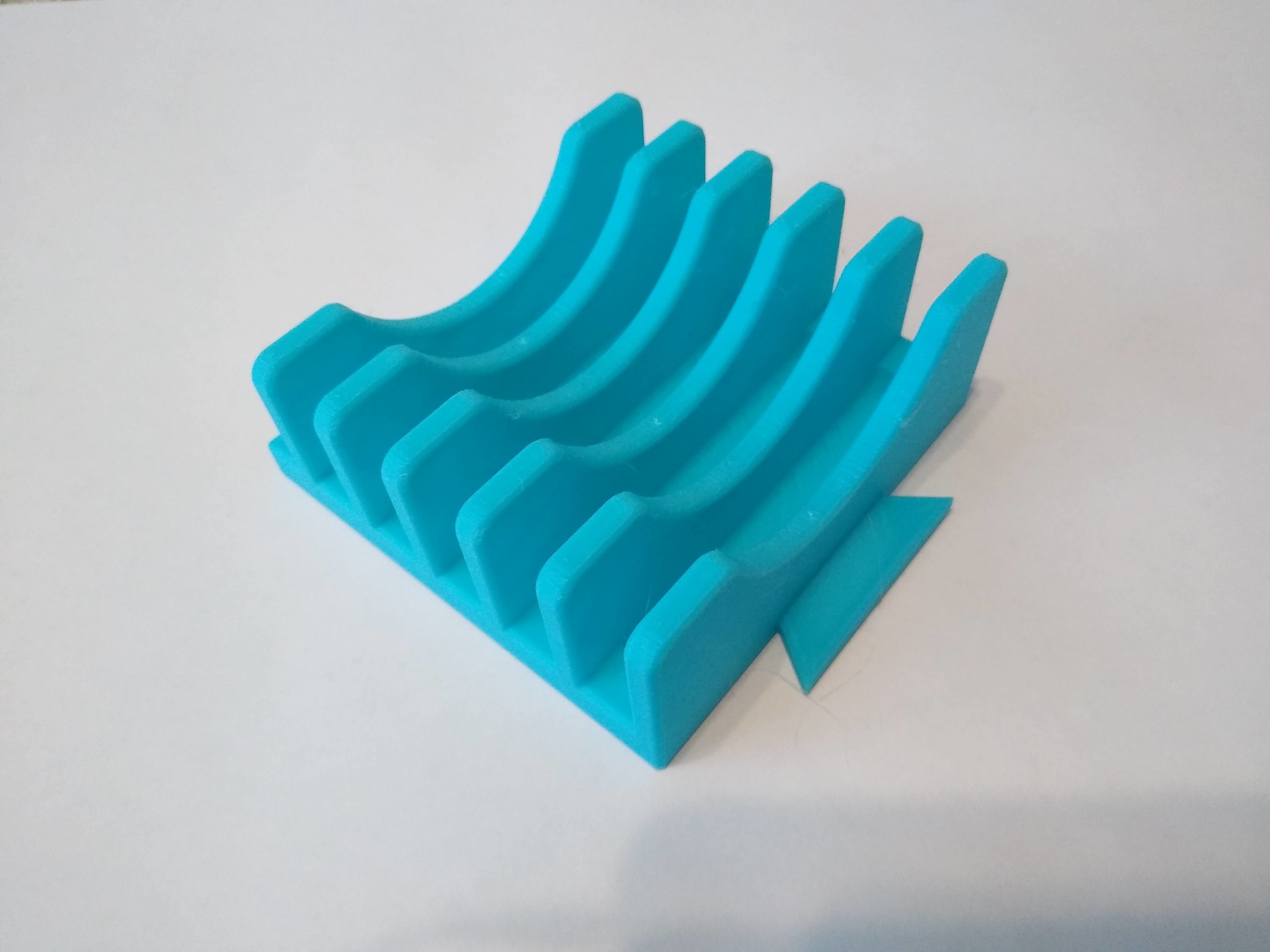 Tupperware Lid Holder 3D print model_13