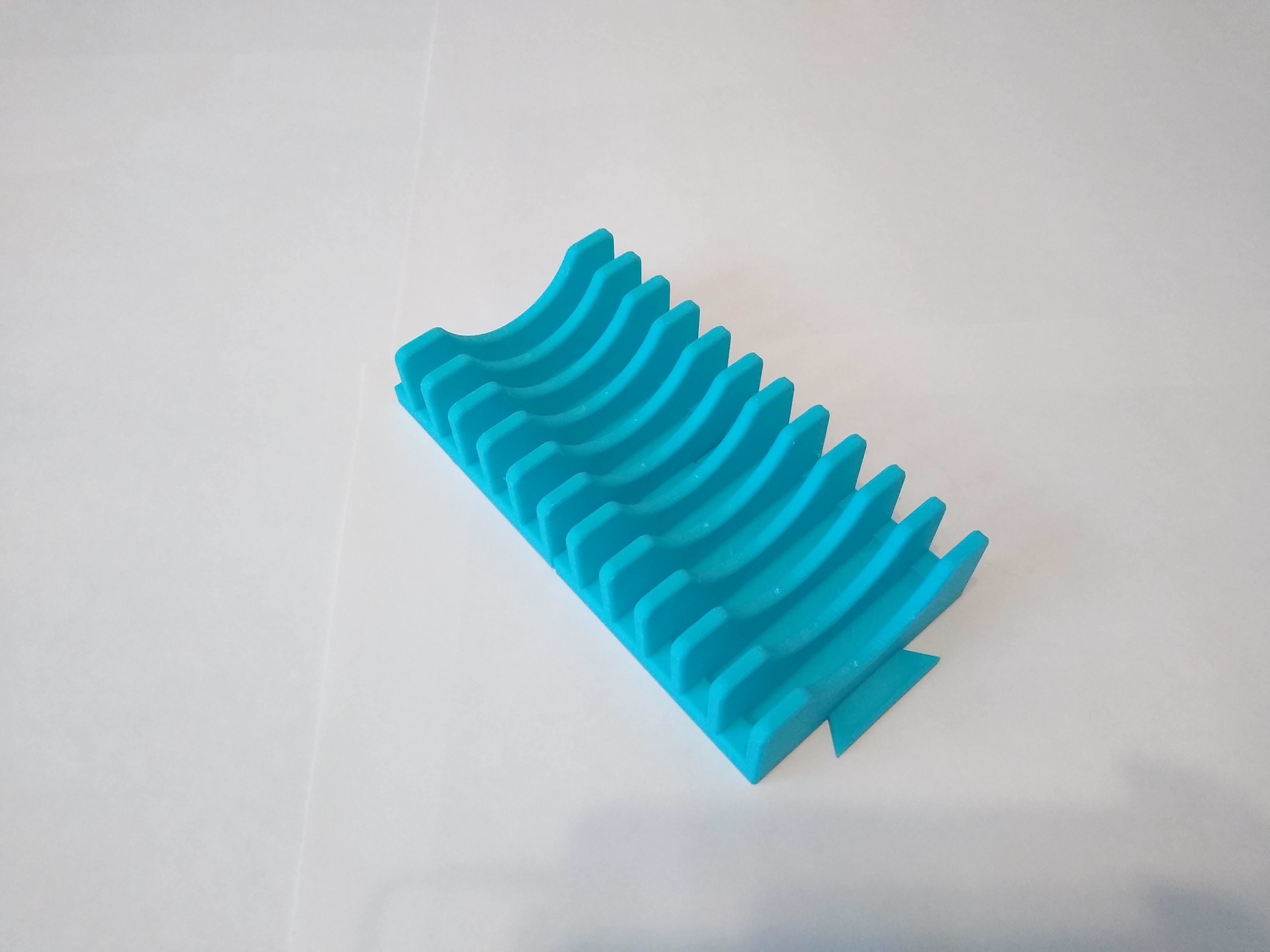 Tupperware Lid Holder 3D print model_3