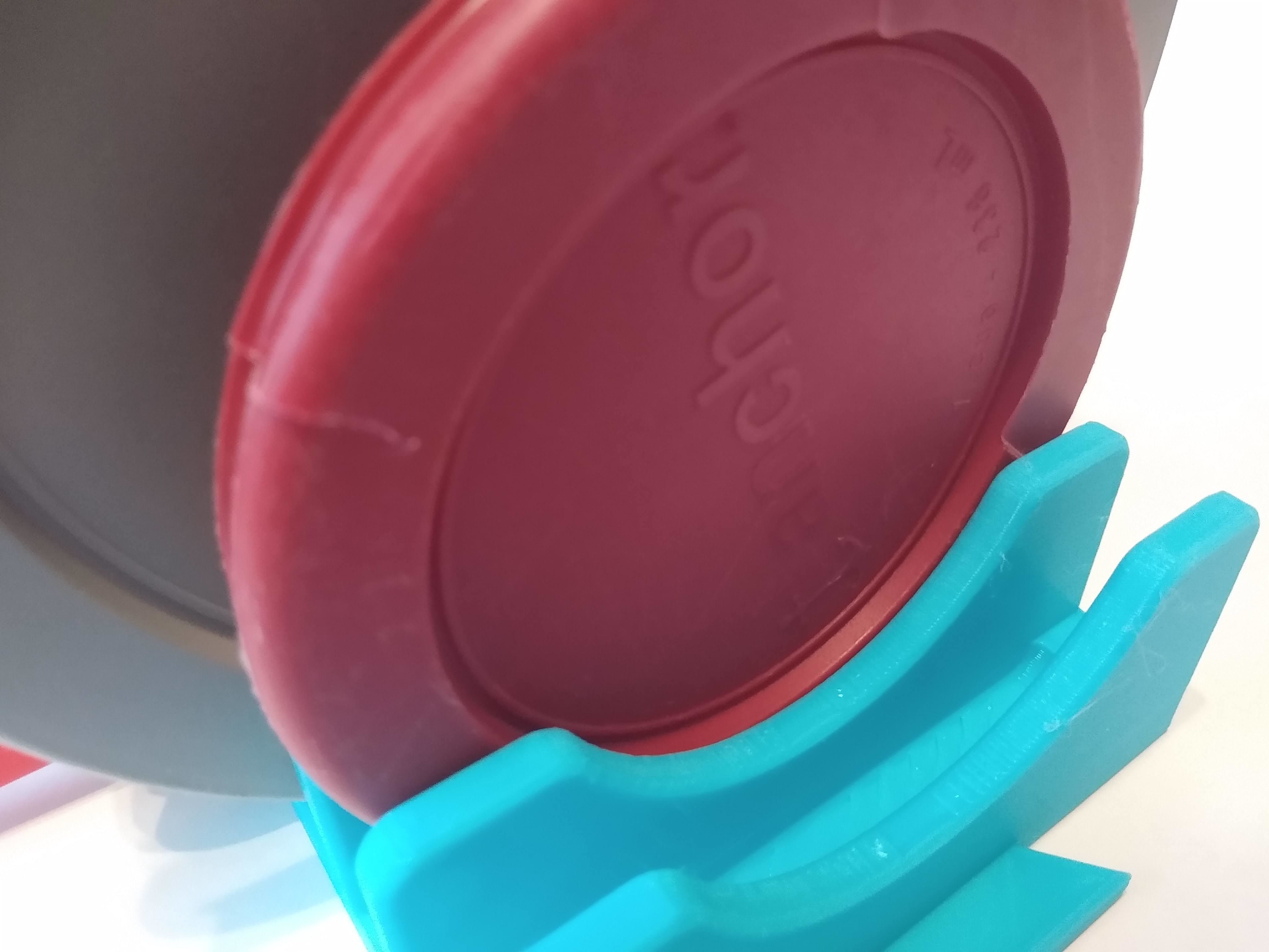 Tupperware Lid Holder 3D print model_8