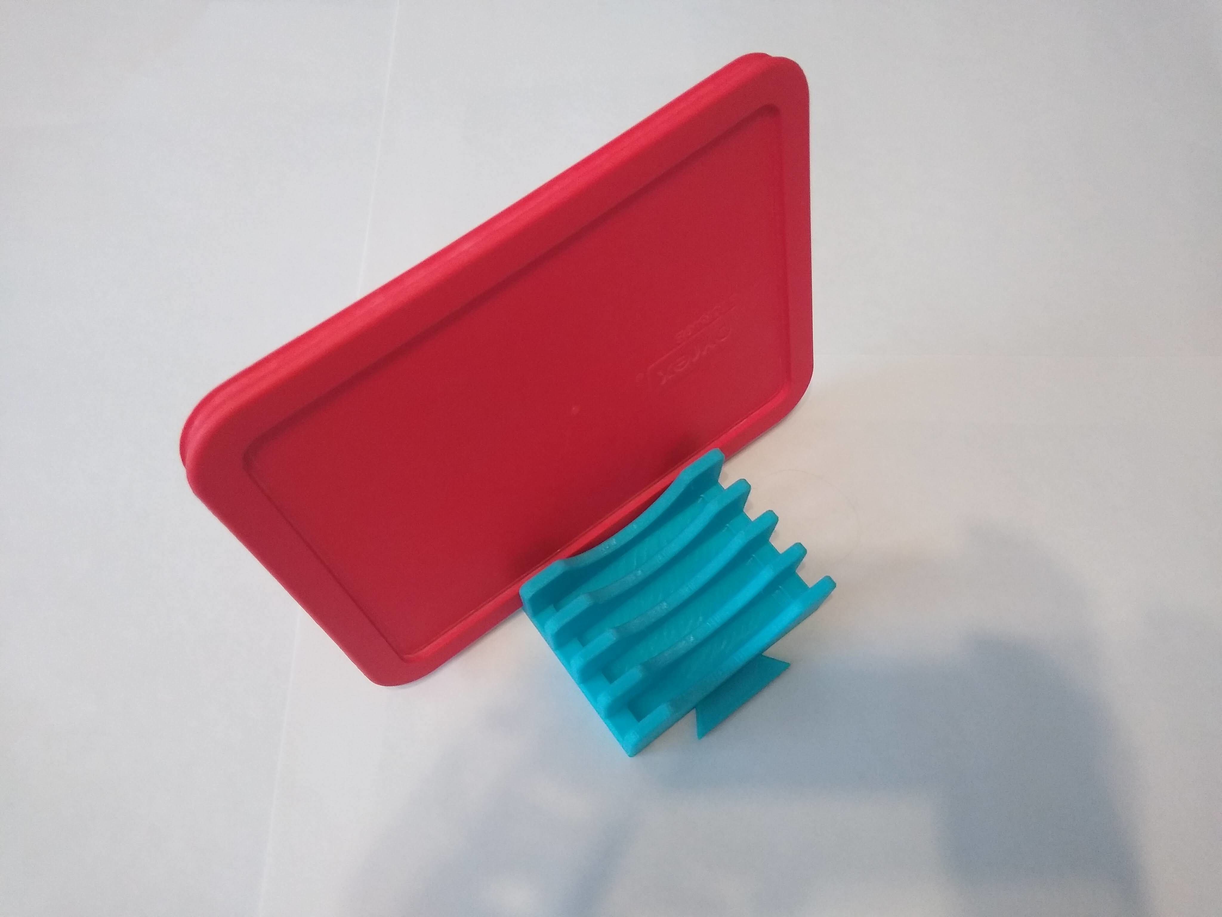 Tupperware Lid Holder 3D print model_5