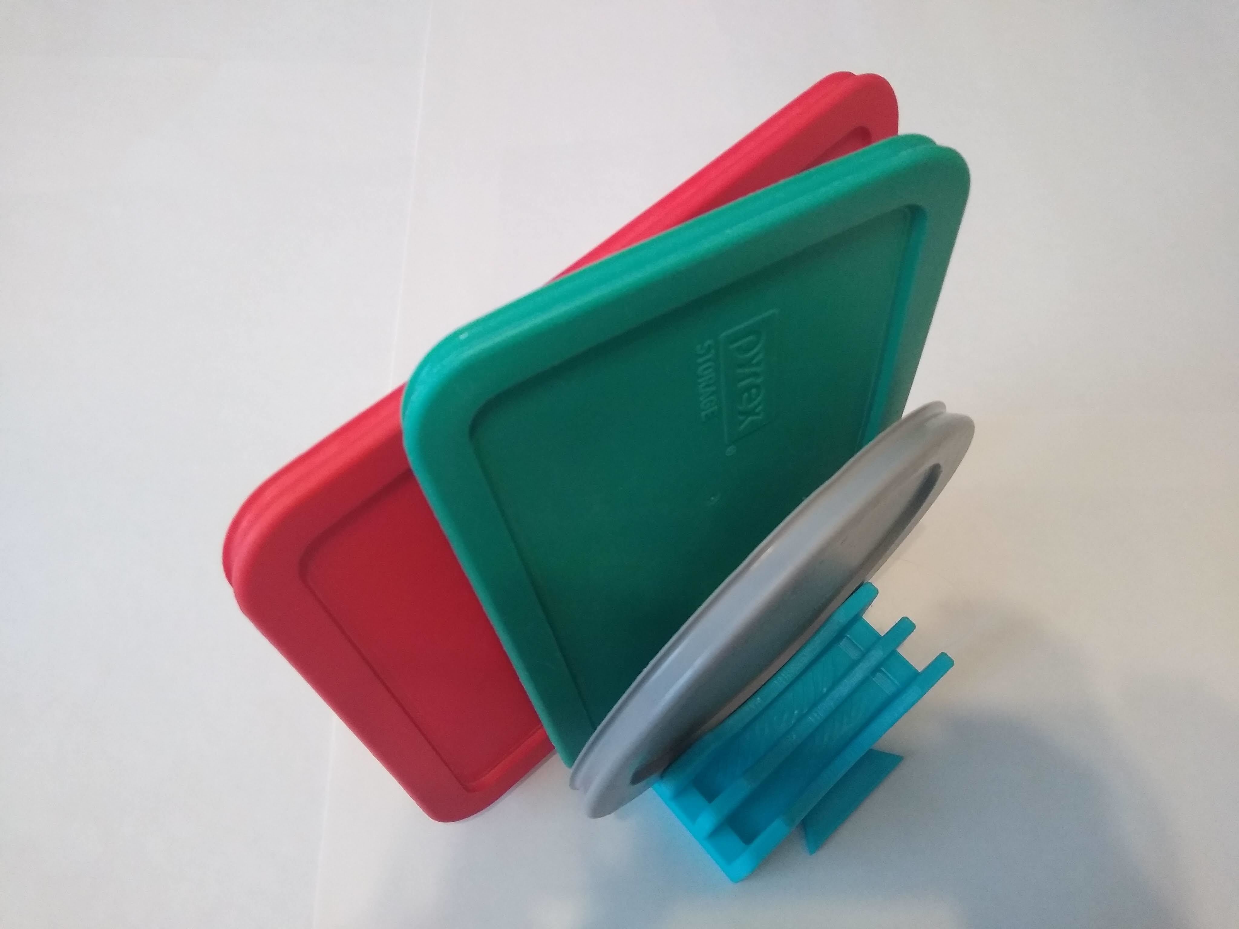 Tupperware Lid Holder 3D print model_7