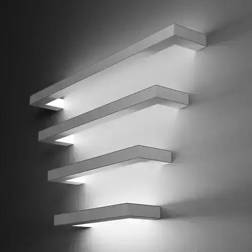 Line U wall-W 3D model