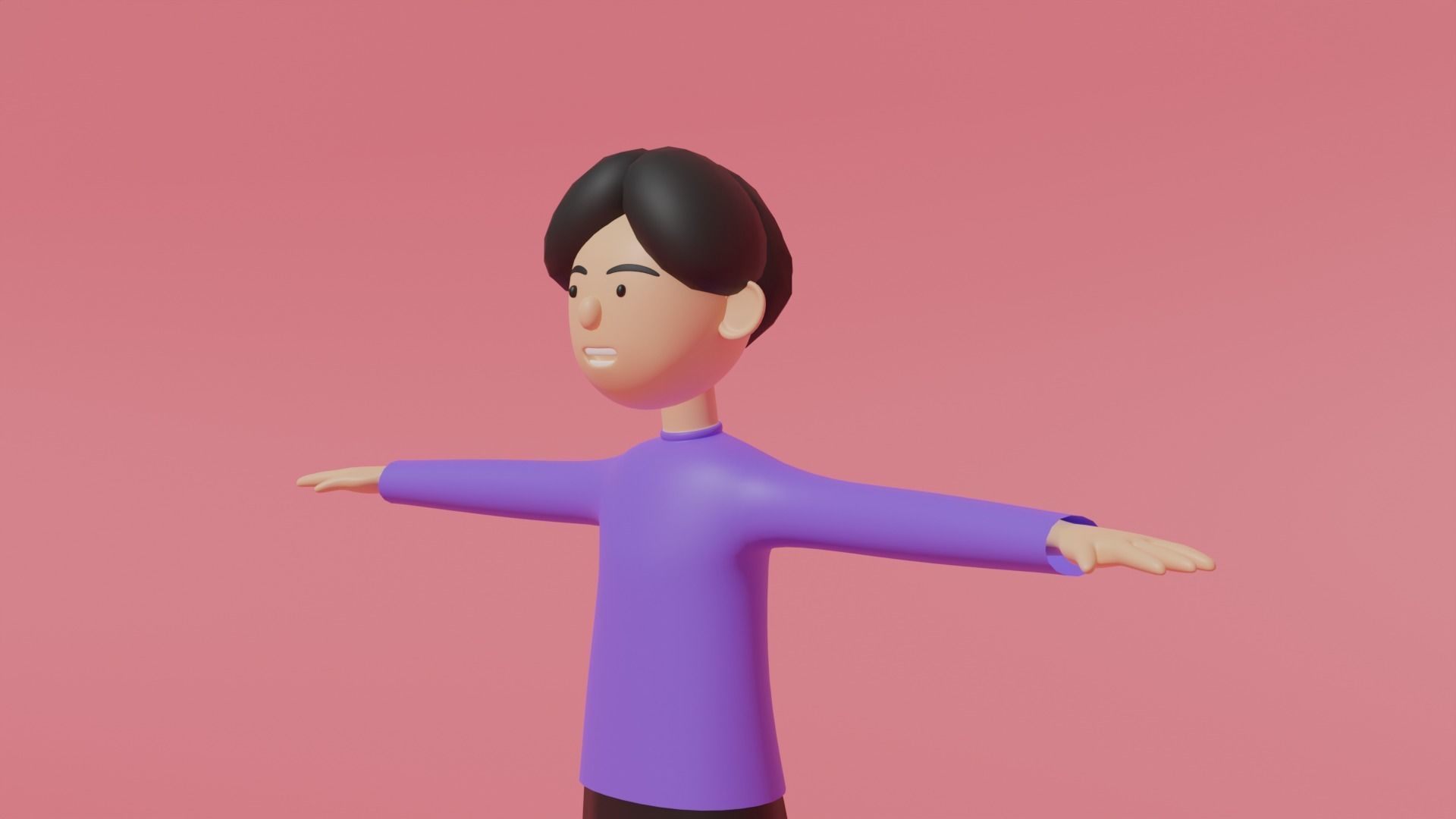 Man character 3D model_2