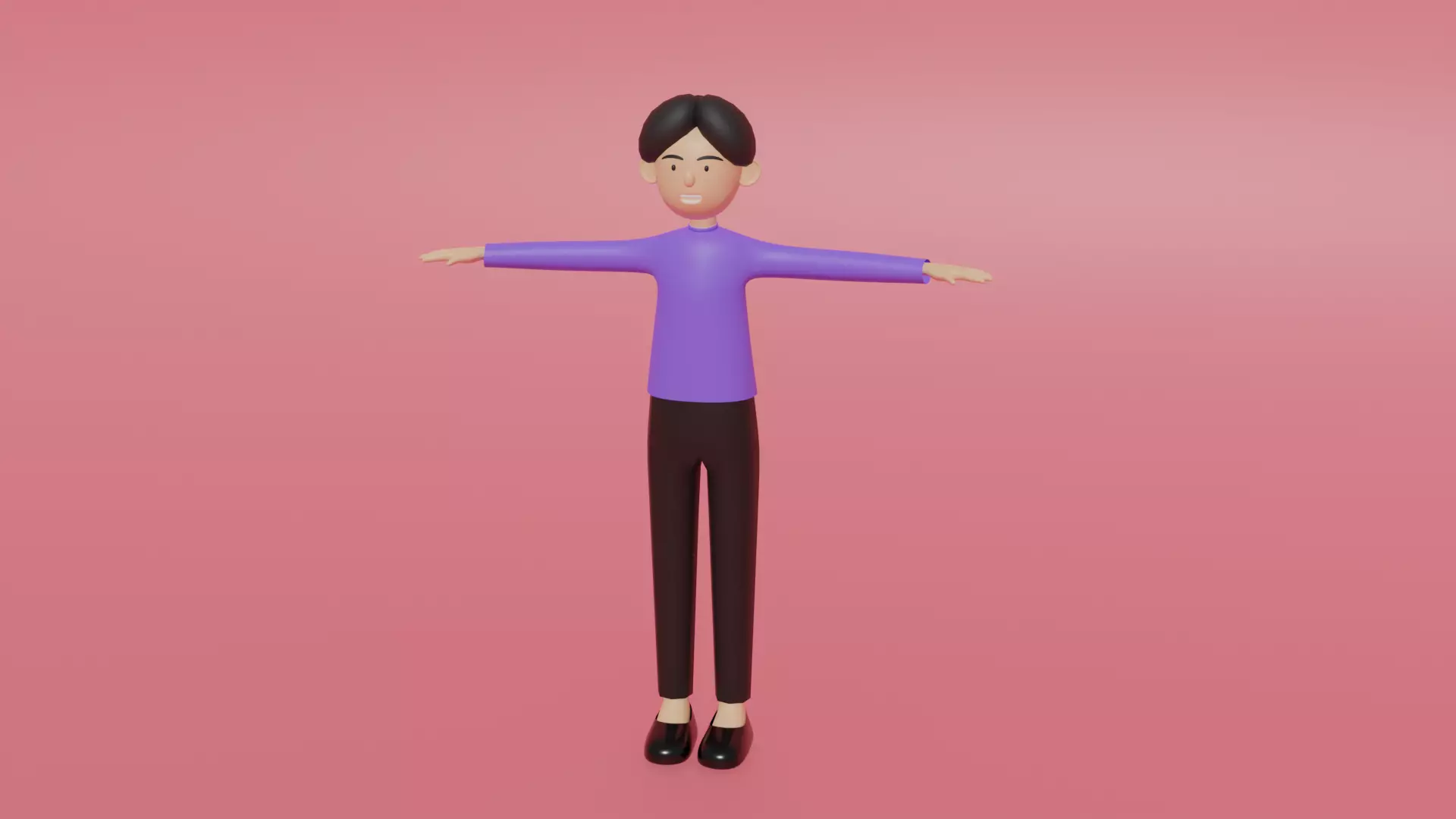 Man character 3D model_0