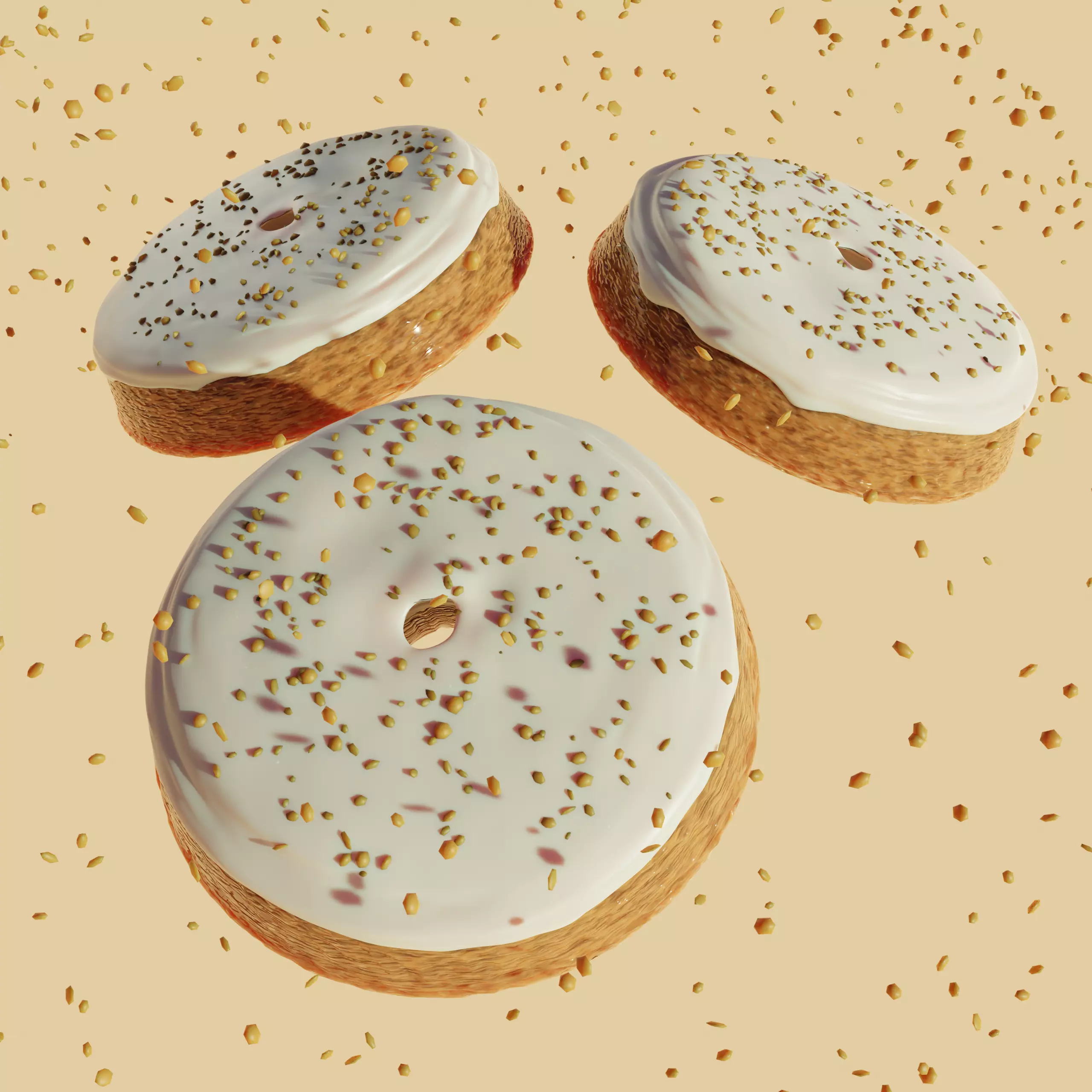 Carrot Cake Free 3D model
