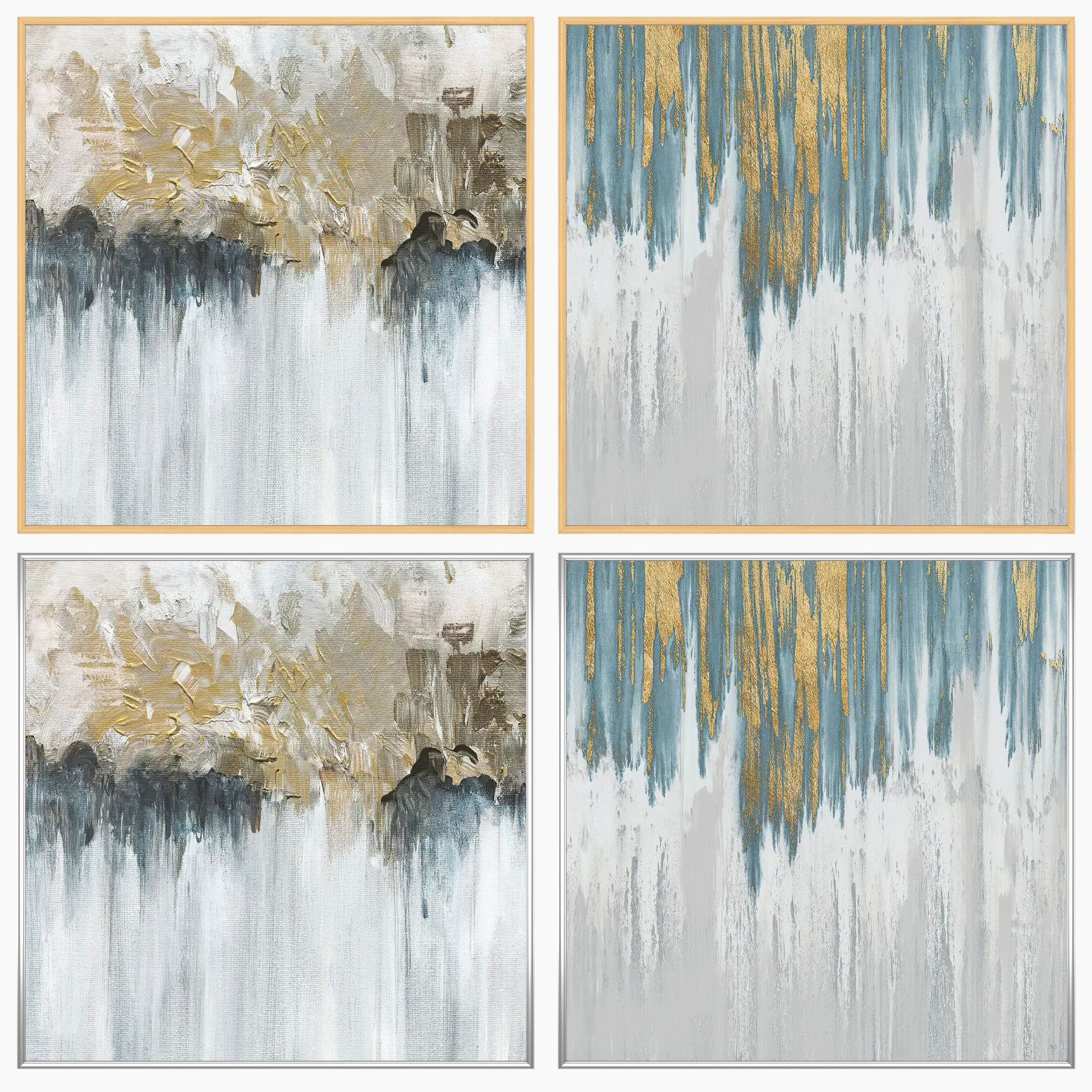 Wall Art Set 4089 3D model_2