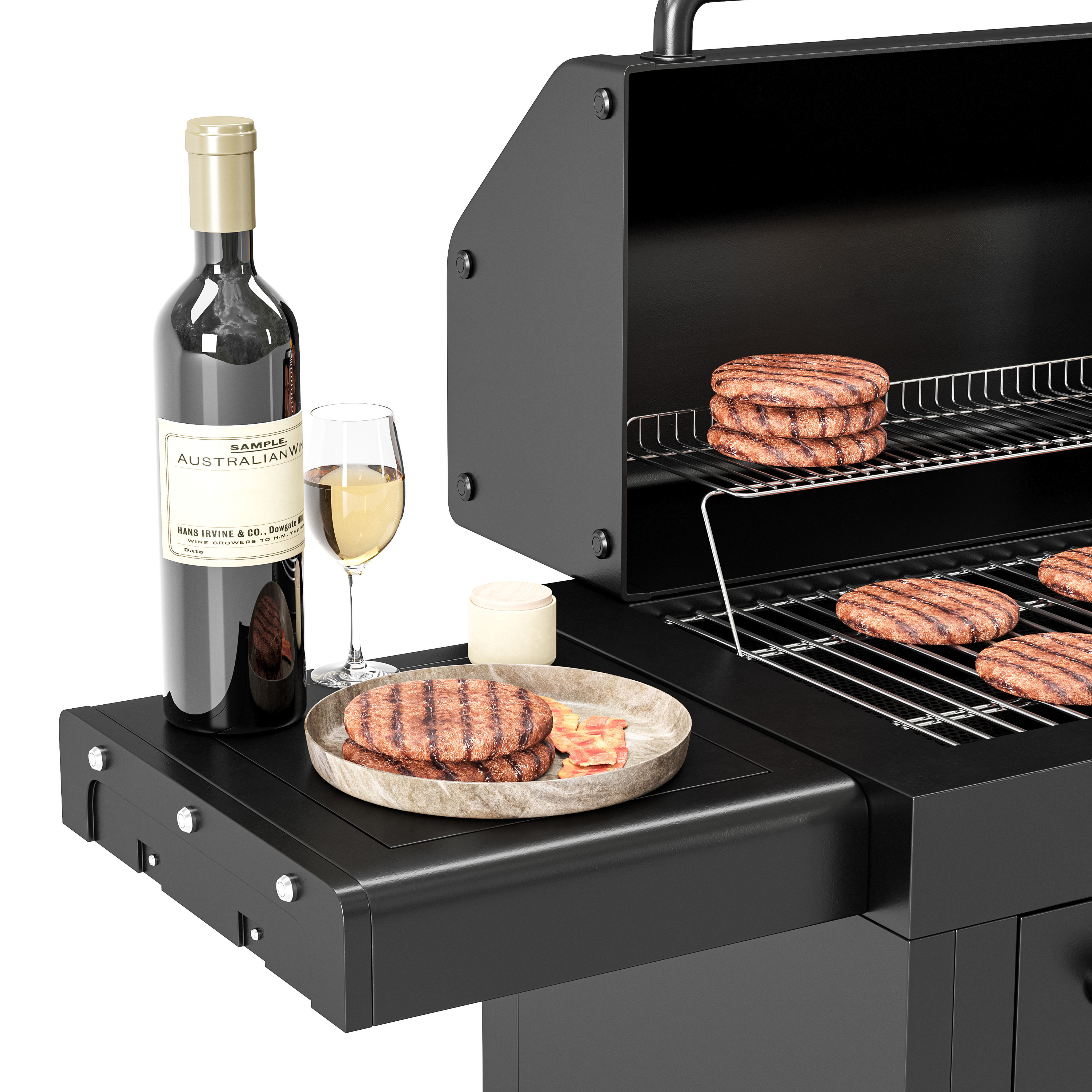 Barbecue 24 3D model_3
