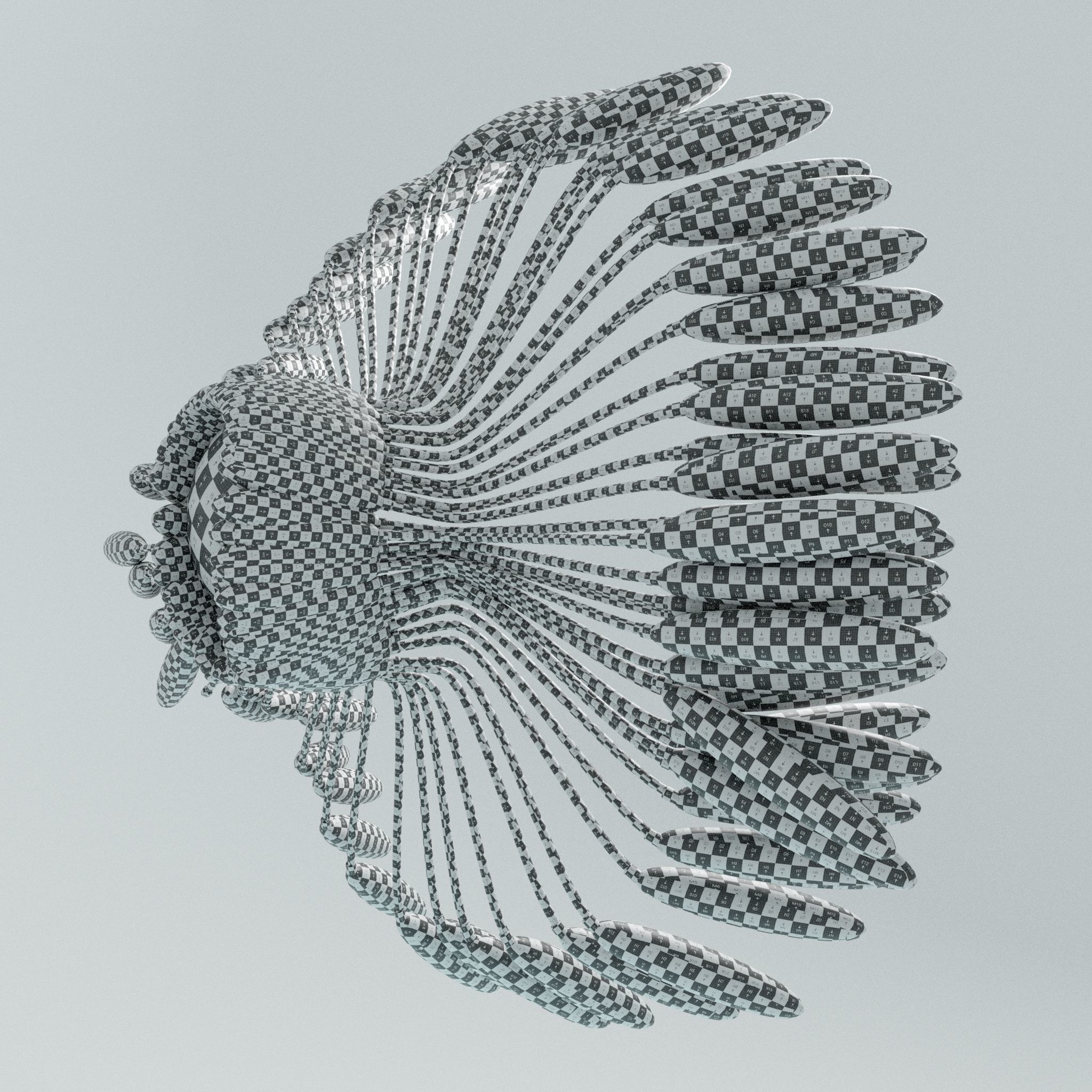 Floating Android Face 3D model_21