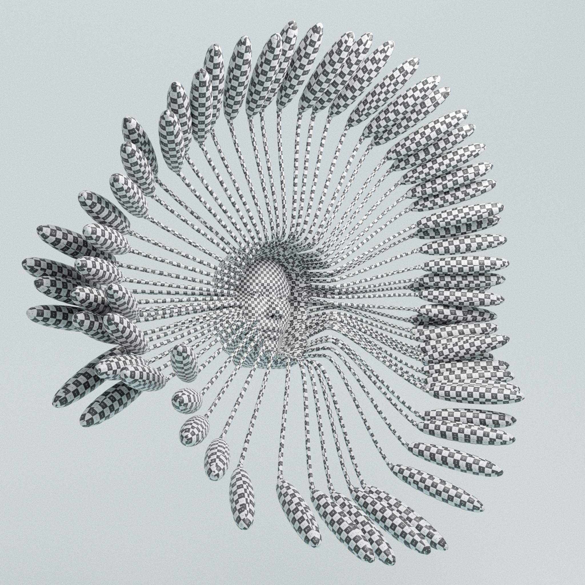 Floating Android Face 3D model_20