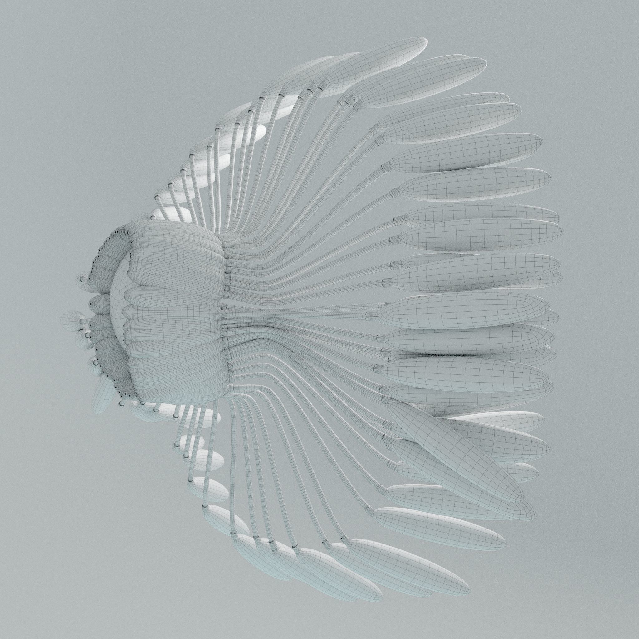 Floating Android Face 3D model_13