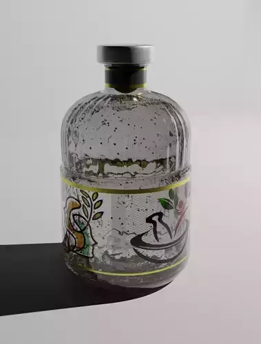 product and mockup bottle