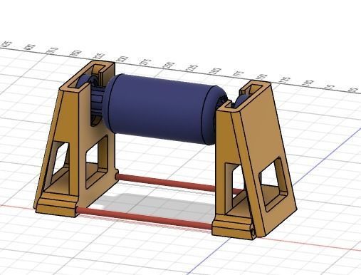 Filament dispensser  3D print model_5