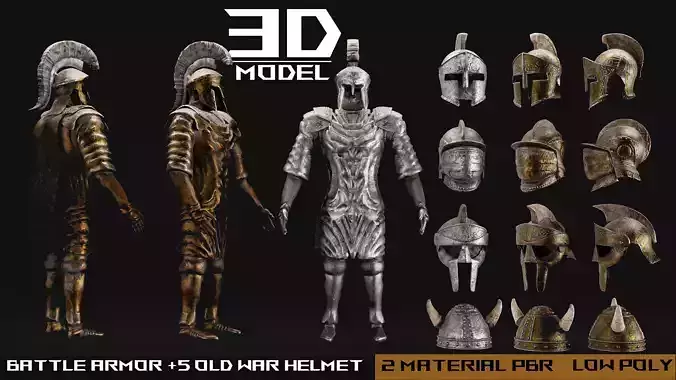 battle armor  Old war helmet