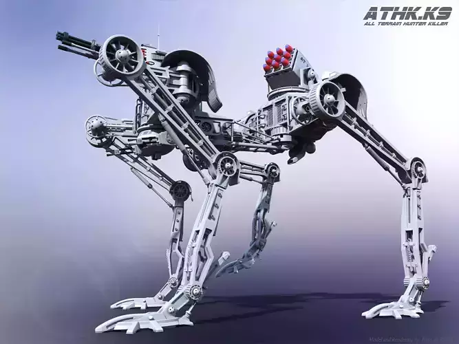 Robots All Terrain AT-ST5 3D model