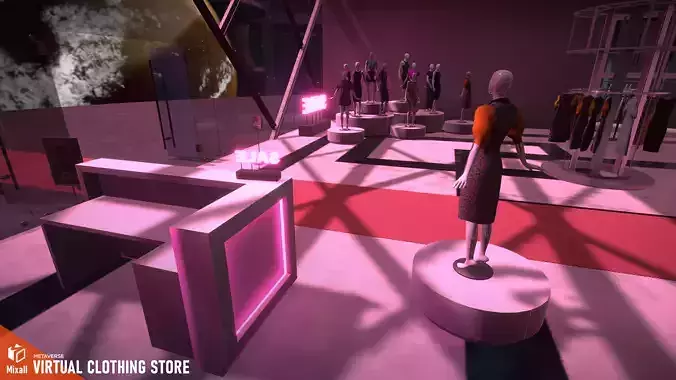 Virtual Clothing Store - Metaverse