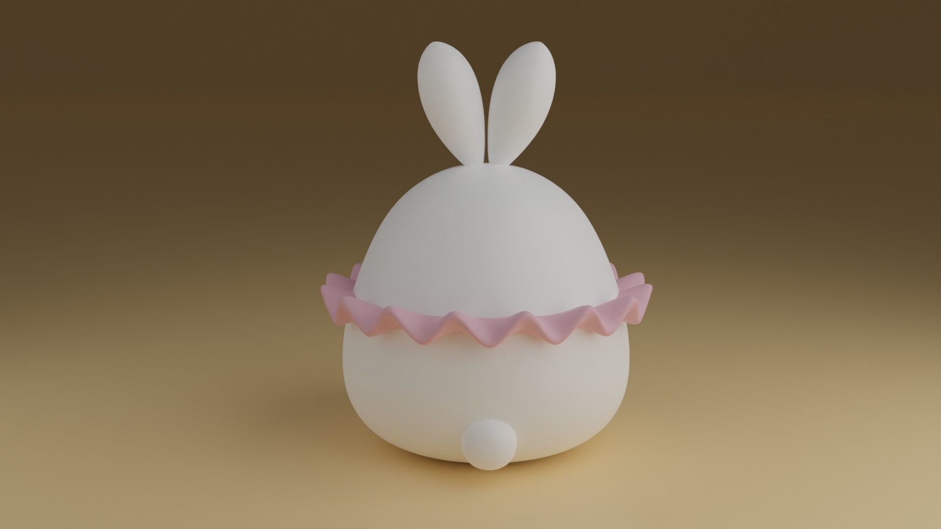 rabbit 3D print model_11