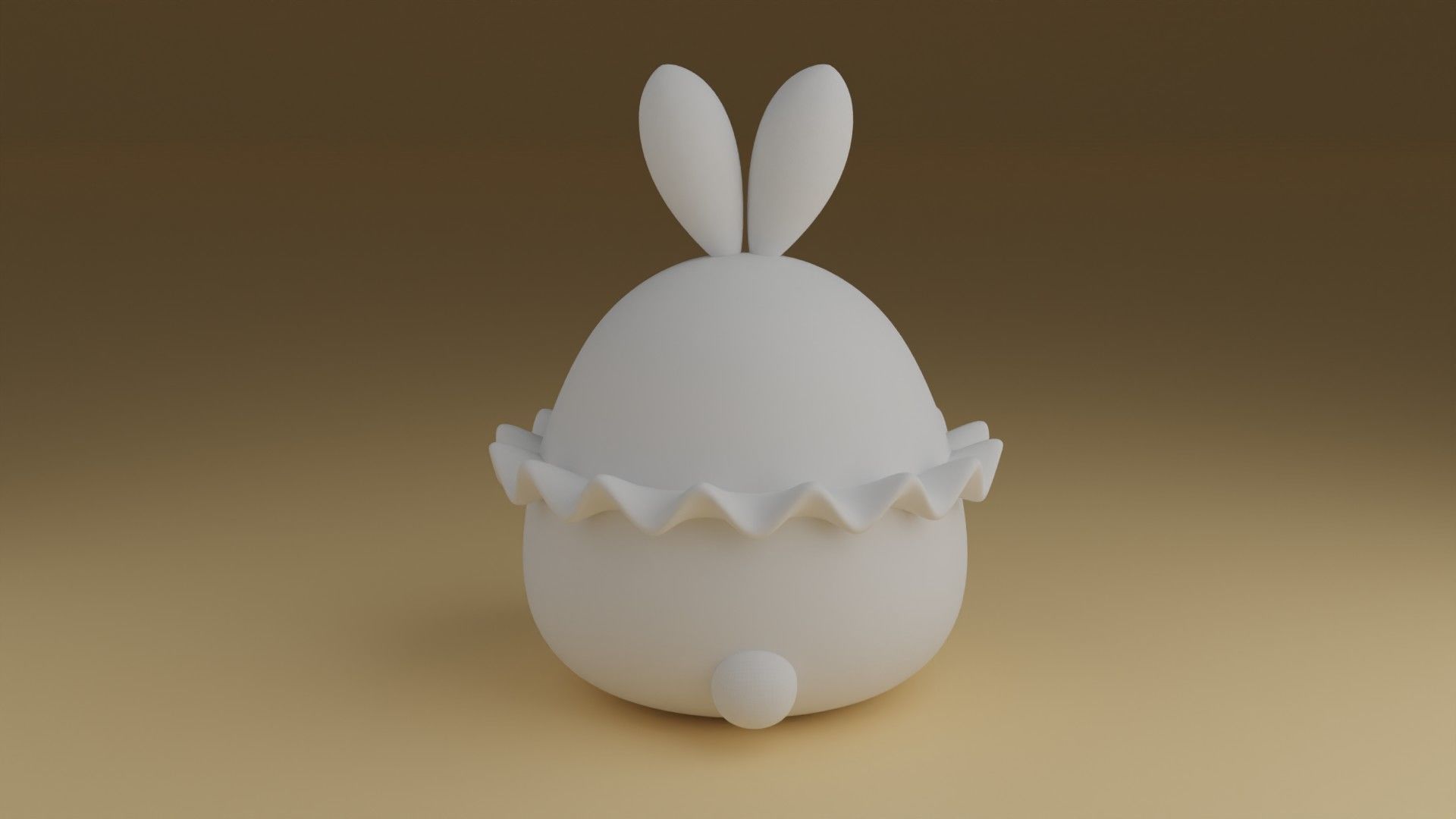 rabbit 3D print model_4