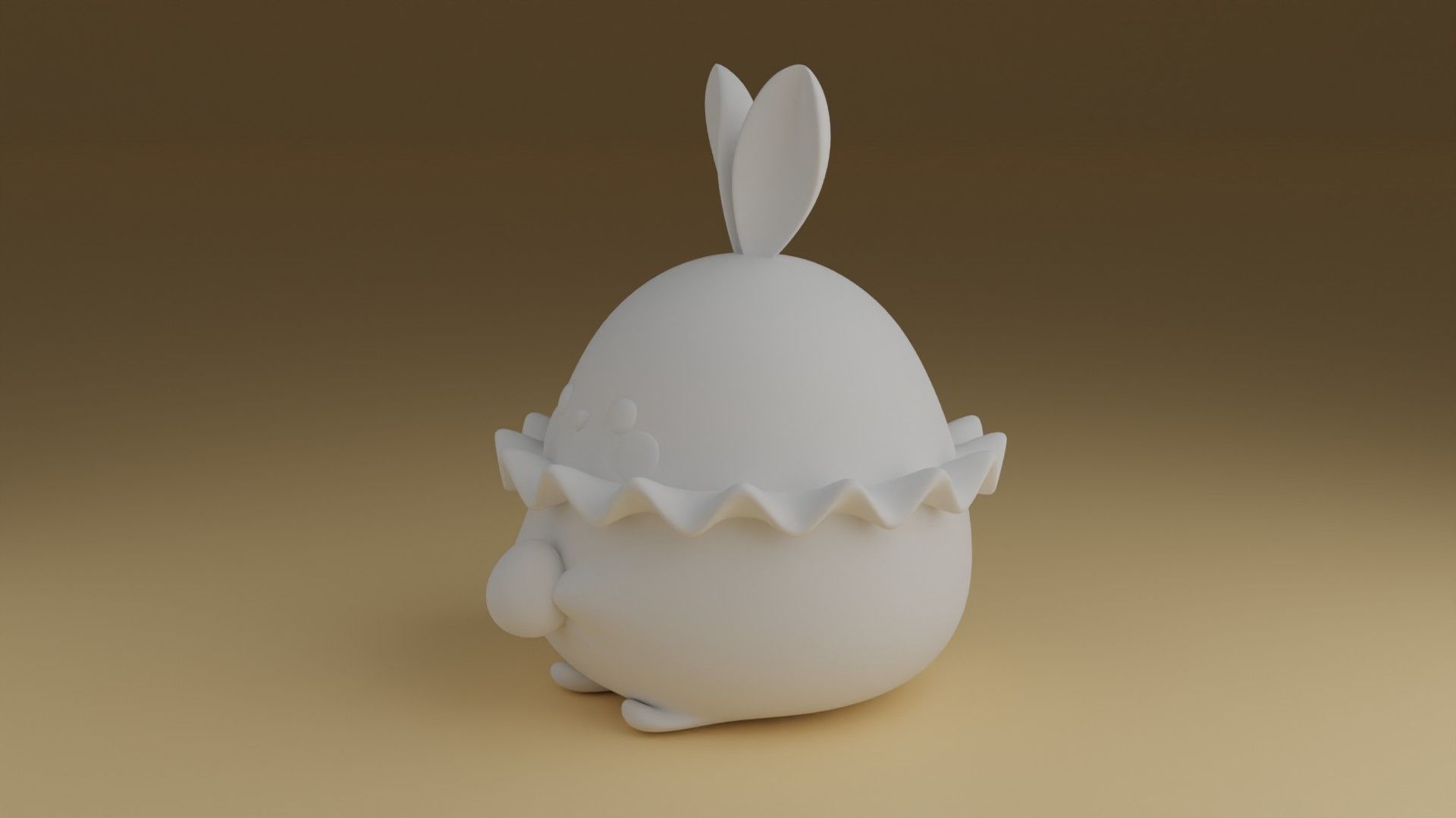 rabbit 3D print model_6