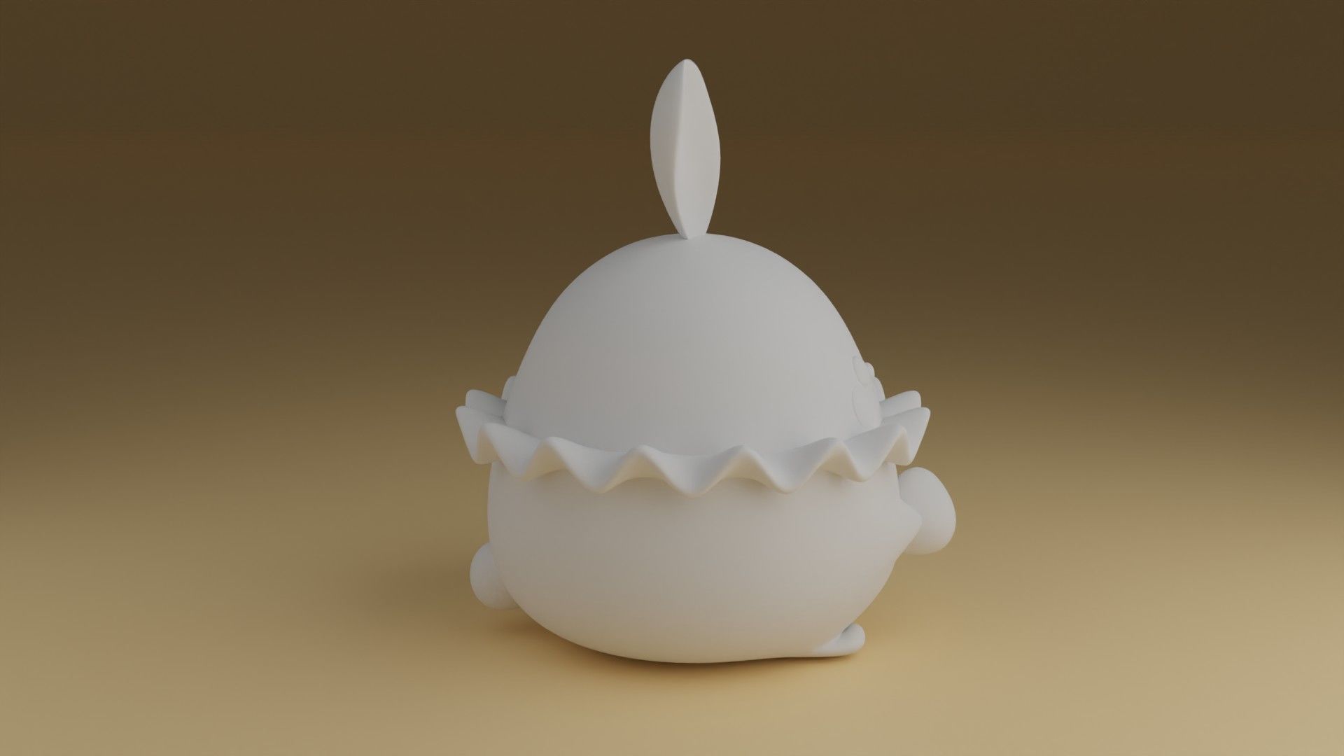 rabbit 3D print model_3