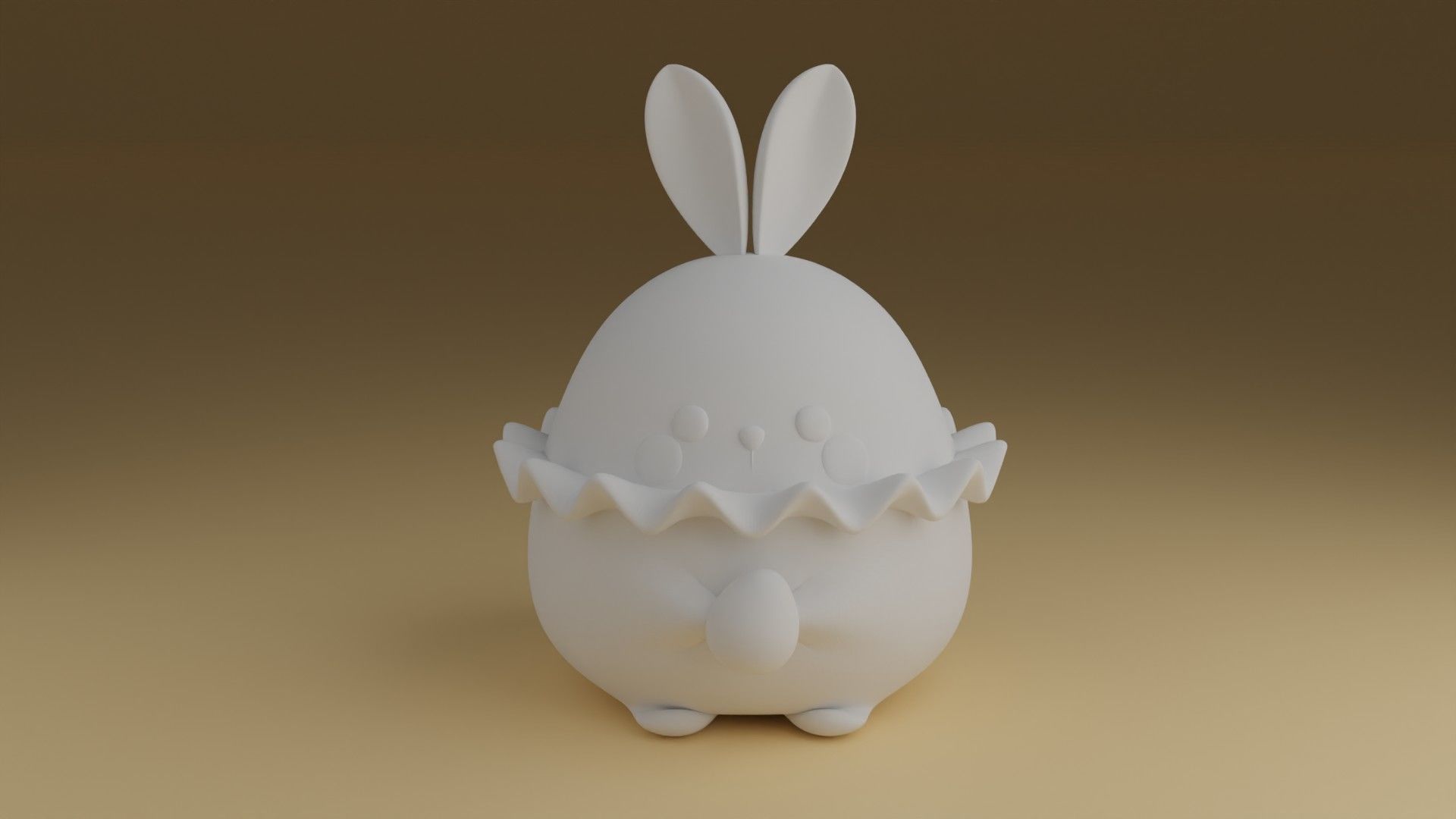 rabbit 3D print model_1