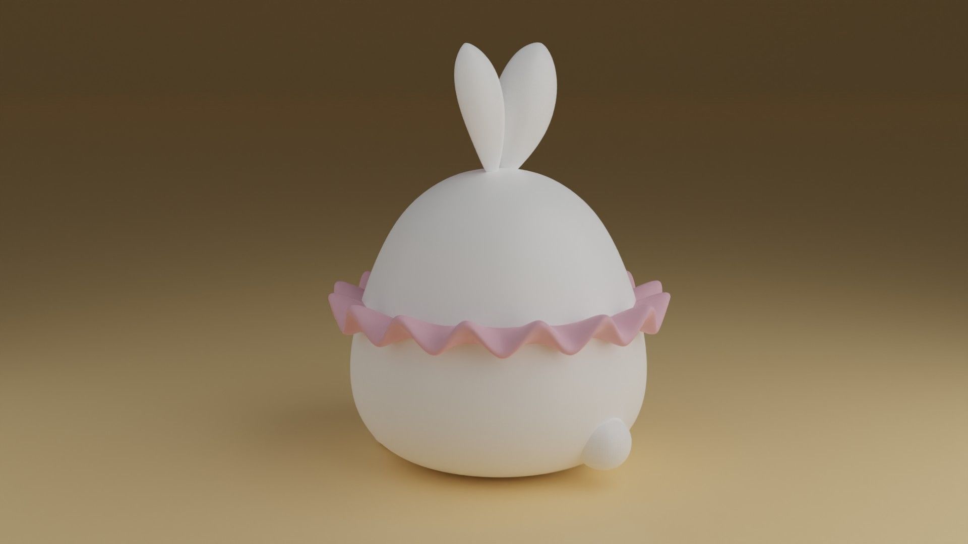 rabbit 3D print model_12