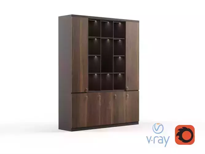 Modern Office High Cabinet File 3 For Director 