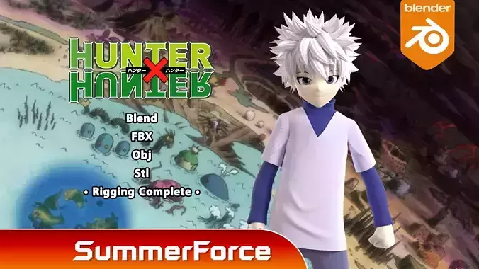 Killua Zoldyck - Hunter x Hunter 3D model