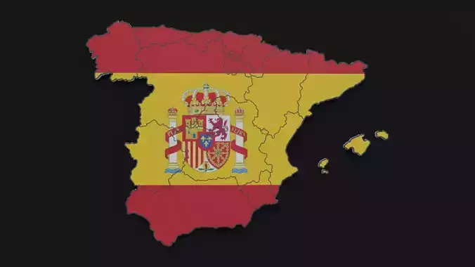 Political Map of Spain