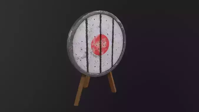 Target 3D Model Low-poly 3D model