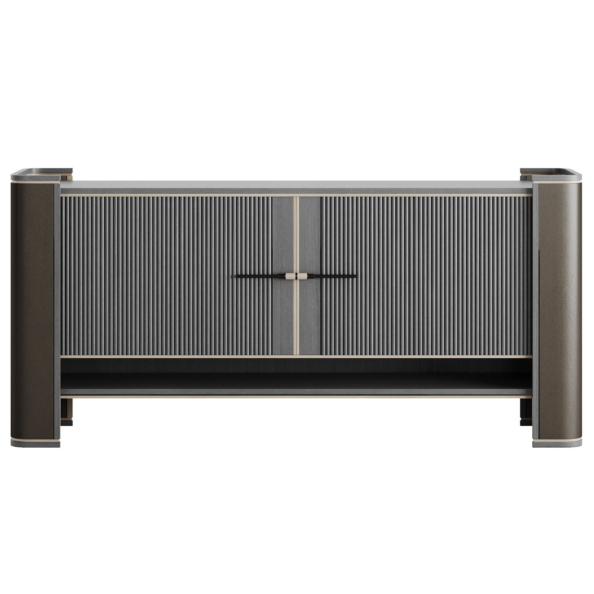 Frato BUENOS AIRES 2023 Black Sideboard Low-poly 3D model_2