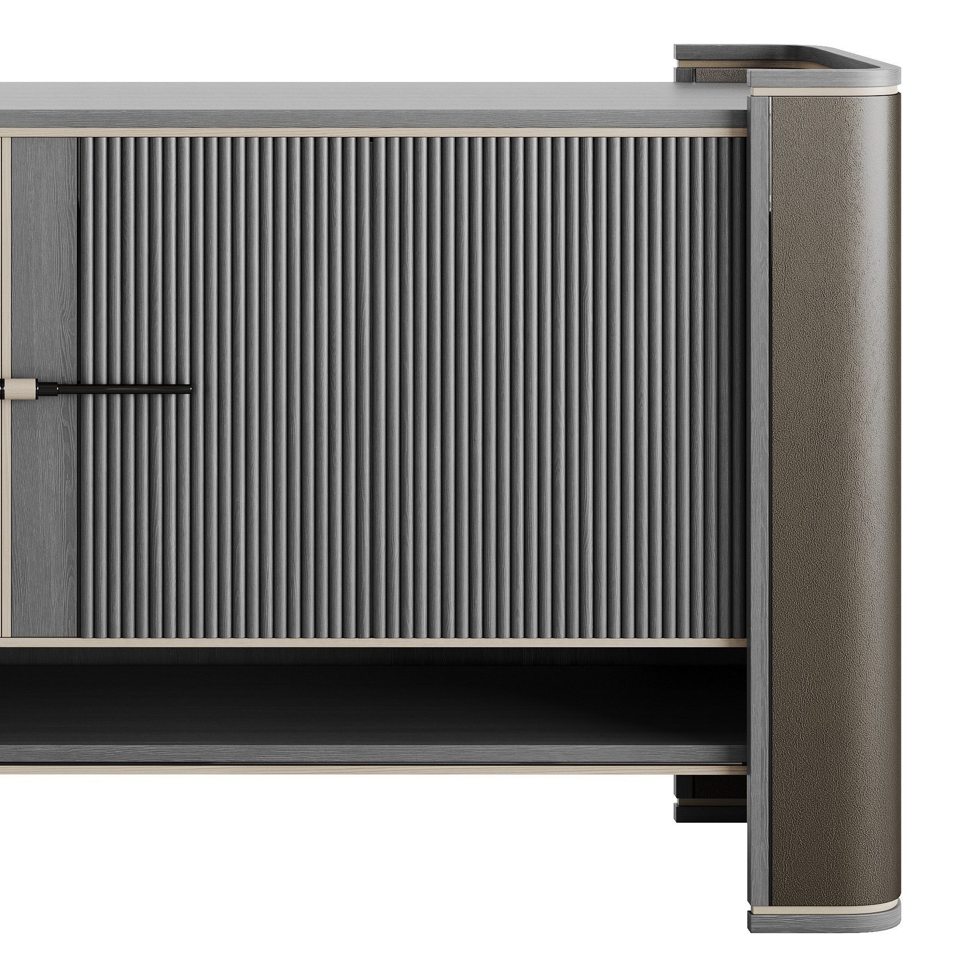 Frato BUENOS AIRES 2023 Black Sideboard Low-poly 3D model_3