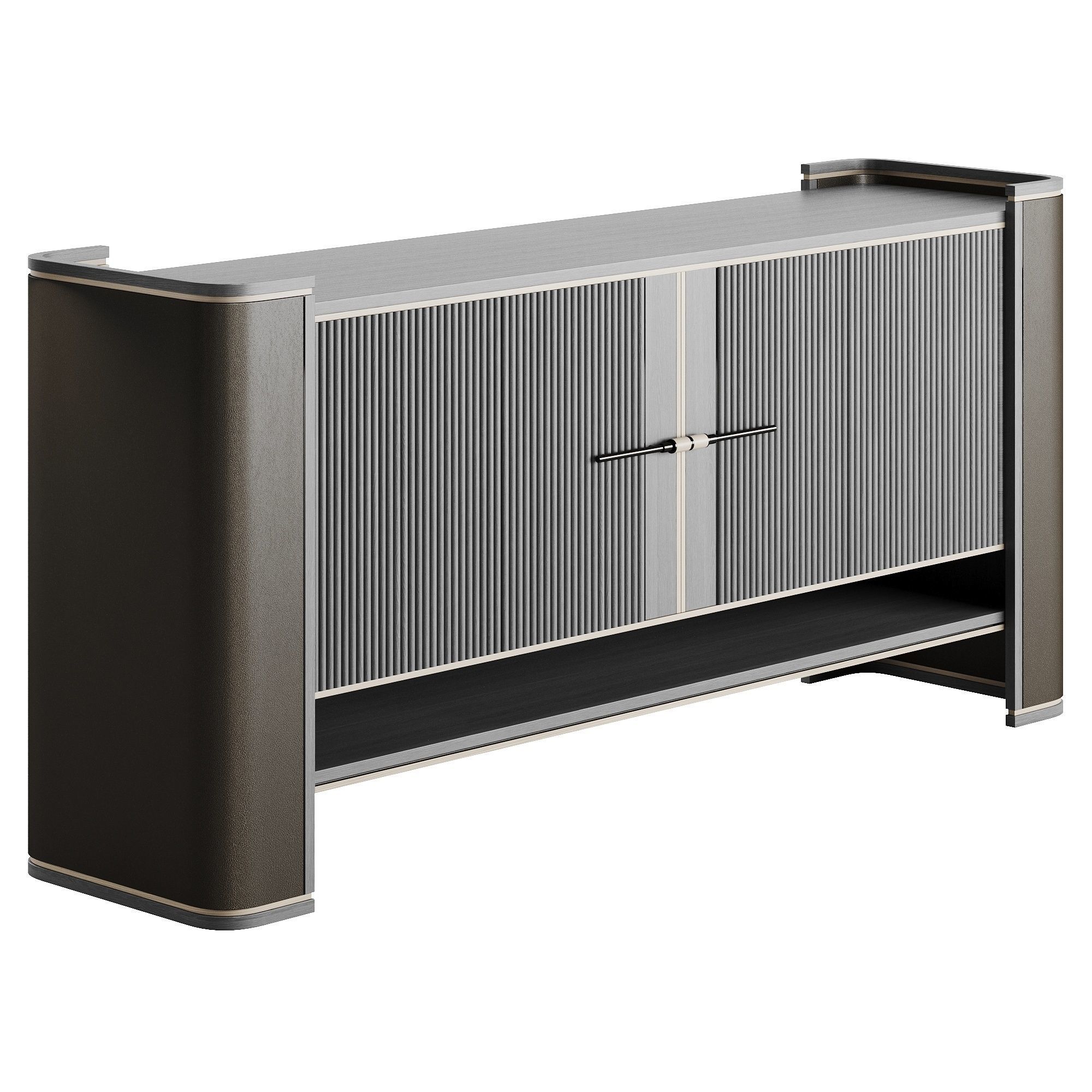 Frato BUENOS AIRES 2023 Black Sideboard Low-poly 3D model_4