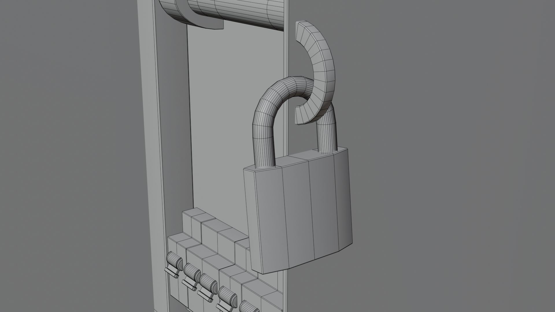 Low-Poly Electrical Control Panel by Nikdox Low-poly 3D model_21