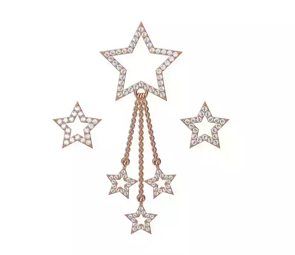 Women Earrings Pendant Set STL JCD Details