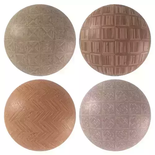 Parquet - Laminate - Wooden floor 4 in 1