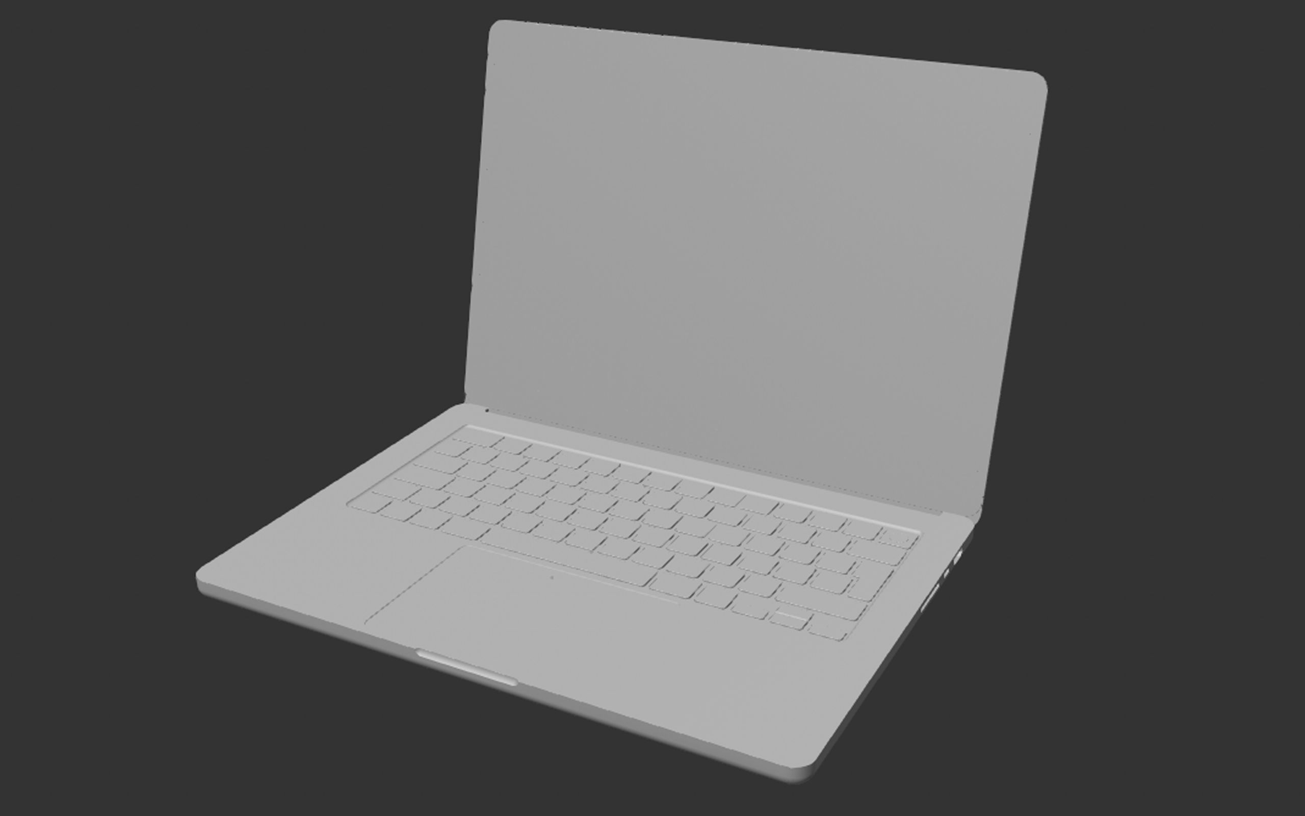 Apple Macbook Pro 14 3D model_6