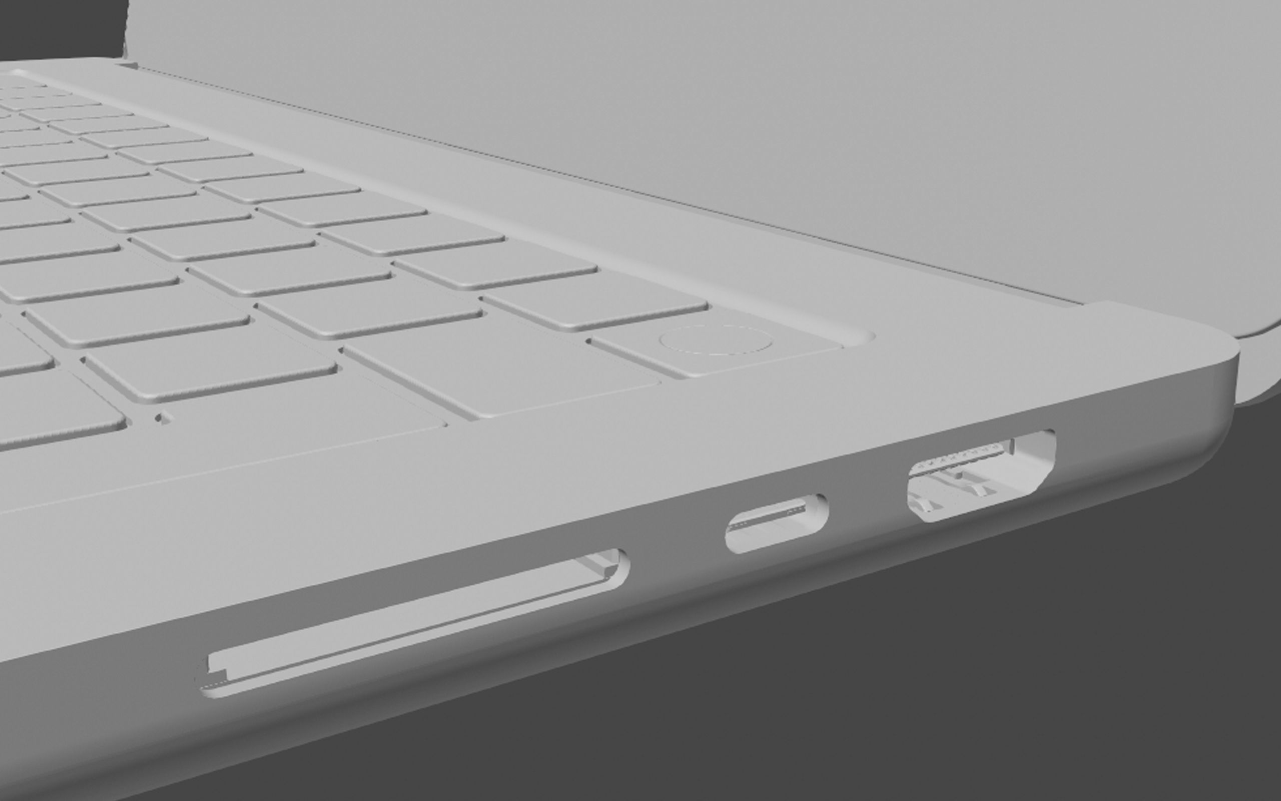Apple Macbook Pro 14 3D model_8